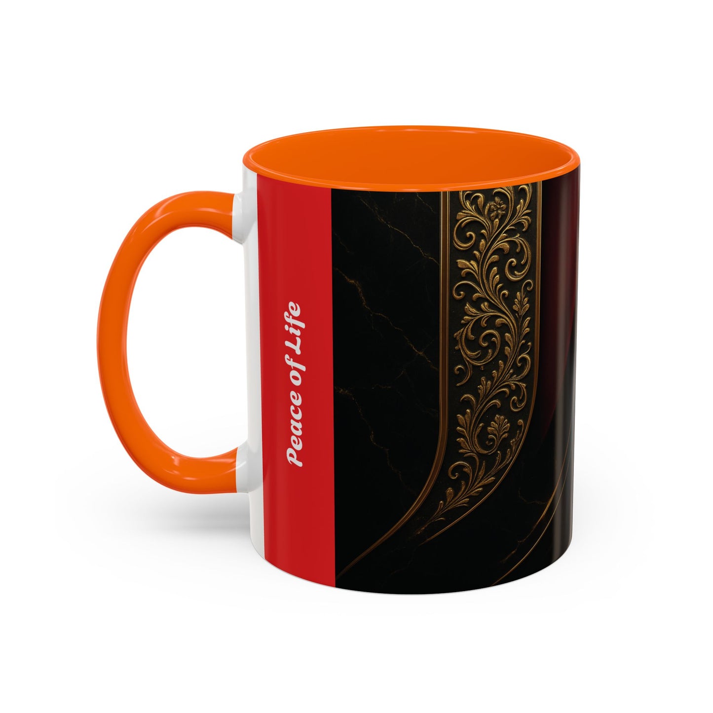 Elegant Accent Coffee Mug for Sophisticated Mornings, Gift for Coffee Lovers, Stylish Kitchenware, Perfect for Holidays, Home & Office Use