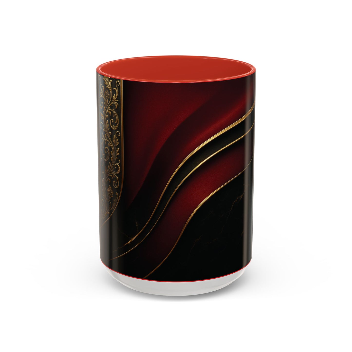 Elegant Accent Coffee Mug for Sophisticated Mornings, Gift for Coffee Lovers, Stylish Kitchenware, Perfect for Holidays, Home & Office Use