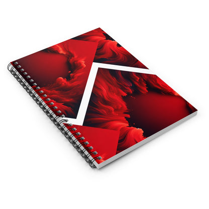 Crimsen Misfit Spiral Notebook - Ruled Line, Journal, Stationery, Gift for Students,Fun Writing