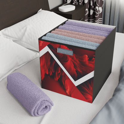 Crimsen ll Felt Storage Box, Vibrant Organizer for Home Decor, Kids Room, Office, Gift Ideas, Decorative Storage Solution