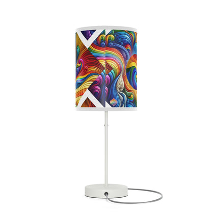 Colorful Abstract Table Lamp - Designed by Essenciera Conturee