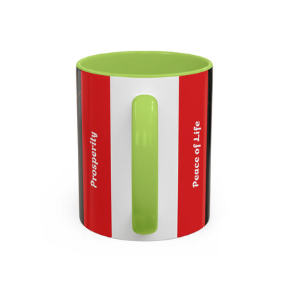 Elegant Accent Coffee Mug for Sophisticated Mornings, Gift for Coffee Lovers, Stylish Kitchenware, Perfect for Holidays, Home & Office Use