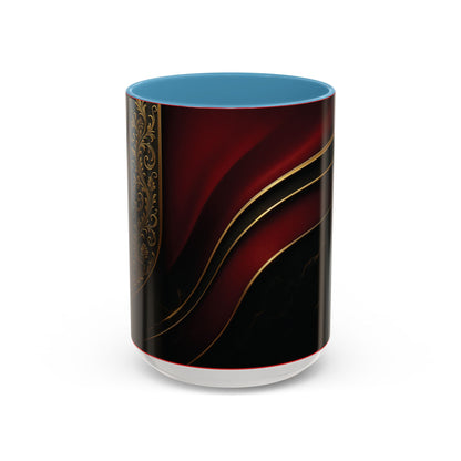 Elegant Accent Coffee Mug for Sophisticated Mornings, Gift for Coffee Lovers, Stylish Kitchenware, Perfect for Holidays, Home & Office Use